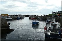 NU2232 : Seahouses harbour by DS Pugh