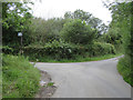 Tir-y-Fron Lane junction