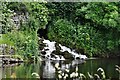 Grassington: Mini waterfall flowing into the River Wharfe