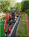 Towpath repairs in Penkridge, Staffordshire