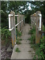 The footbridge near Brookover Farm