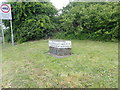 Stone signpost on the corner of Webbs Heath and London Road