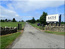 ST7269 : Bath Racecourse ground by Eirian Evans