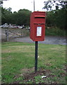 Elizabeth II postbox on Mill Lane, Acton Gate, Stafford