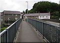 SN3040 : Footbridge from Carmarthenshire to Ceredigion by Jaggery