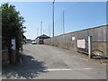 SS5533 : Barnstaple RFC entrance by Jaggery