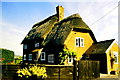 SU3287 : Thatched Cottage, Kingston Lisle, Oxfordshire 2002 by Ray Bird