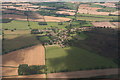 Ridge and furrow south of Great Brington: aerial 2019