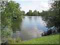 TA2131 : Large  pond  at  North  Park by Martin Dawes