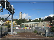 ST3088 : Newport City Council tower from the  railway by Roy Hughes