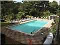 Outdoor heated swimming pool of Chine Hotel, Boscombe