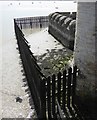 TQ7570 : Upnor Castle - palisade in front of bastion by Rob Farrow
