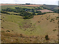 ST9252 : Luccombe Bottom near Bratton, Wiltshire by Rick Crowley