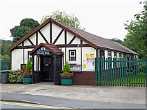 SO8793 : Wombourne Village Hall in Staffordshire by Roger  D Kidd