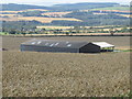 Storage and feeding complex in a sea of cereal above Preston