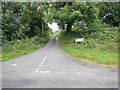 Entering Drumilly Road from the B134 (Mountain Road)