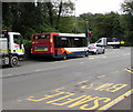 C9 bus for Bargoed on the B4254 in Pengam