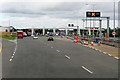 S4094 : Approaching the Toll Plaza for M7 and M8 Motorways (eastbound) by David Dixon