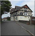 Hengoed Hall Drive side of the Cross Keys Inn, Cefn Hengoed