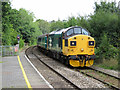 Class 37 at Ystrad Mynach