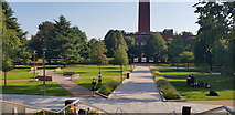 SP0483 : View Towards Clock Tower, Green Heart, University of Birmingham by Paul Collins