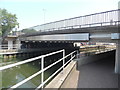 SK9771 : Road Bridge at Brayford Wharf East (1) by David Hillas