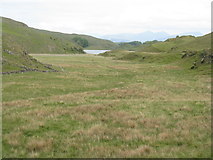 NM8036 : Rushy grassland above Loch Fiart by M J Richardson