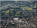 Sidcup town centre from the air