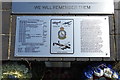TF1995 : Detail of the Station memorial at RAF Binbrook by Adrian S Pye
