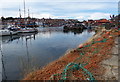 NZ9010 : Fishing nets at the Upper Harbour, Whitby by Mat Fascione
