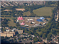 Clapham Common circus from the air