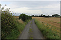 Bridleway heading North towards Tunstall