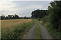 Bridleway heading South from Tunstall