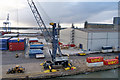 TQ6276 : Mobile Crane, London Container Terminal by David Dixon