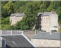 NS8742 : New Lanark Mills - Long Row from the viewing gallery by Rob Farrow