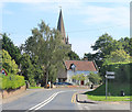 B4211 in Longdon Village