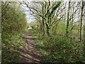 Footpath on Worcestershire Golf Course