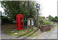 Telephone box on The Street, Poslingford