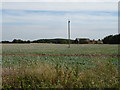 Crop field near Flax Farm