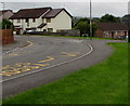 Gelligaer Road towards the Heol-y-felin junction, Cefn Hengoed