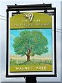 TQ7453 : Walnut Tree sign by Oast House Archive