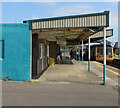 Canopy over platform 1, Barry Station