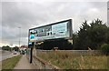 Advertising hoarding on Hendon Way, Brent