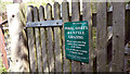 Entering National Trust land on St Boniface Down