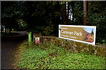 H4882 : Entrance to Sperrin Caravan Park, Lislap East by Kenneth  Allen