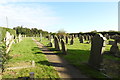 The churchyard at Holy Trinity, Martin, Lincs