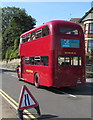 Red double-decker bus, Broad Street, Barry