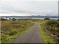 Minor road leading to Fearnbeg