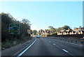 A34 southbound passing Botley