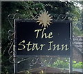 Sign for the Star Inn, Copmere End